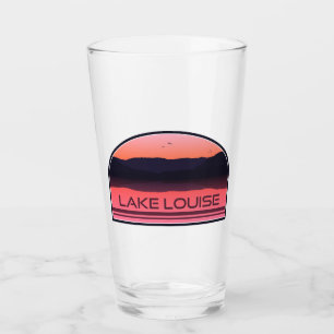 Verre Lake Louise Parc national Banff Red Sunrise