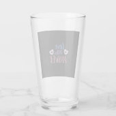 Verre L'Amour Cadeau Couple Est La Réponse (Dos)