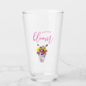 Verre L'amour dans la floraison Mariage (Devant)