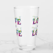 Verre L'amour de SlipperyJoe est amour spray peinture ga (Gauche)