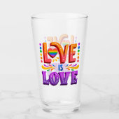 Verre L'amour est l'amour (Devant)