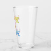 Verre L'amour est l'amour | Grandes bandes modernes (Gauche)