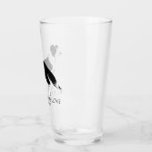 Verre L'Amour Et Un Chien (Gauche)