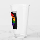 Verre L'amour gagne Rainbow Heart (Gauche)