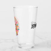 Verre L'amour pour la paix et le rock & roll (Gauche)