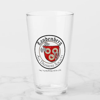 Verre Landenberg Ale Drinkers Society Pint Glass