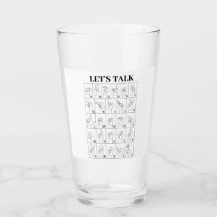 VERRE LANGUE DU SIGNE PARLONS