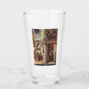 Verre L'Annonciation Carlo Crivelli Art de la Renaissanc