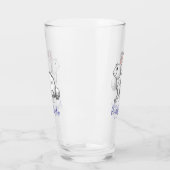 Verre Lapin de Pâques blanc (Gauche)
