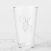 Verre Lapin de Pâques violet dansant (Dos)