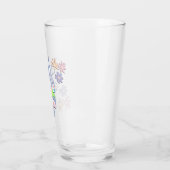 Verre Lapin de Pâques violet dansant (Gauche)