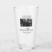 Verre L'arc d'or applaudit à 60 ans de mariage (Dos)