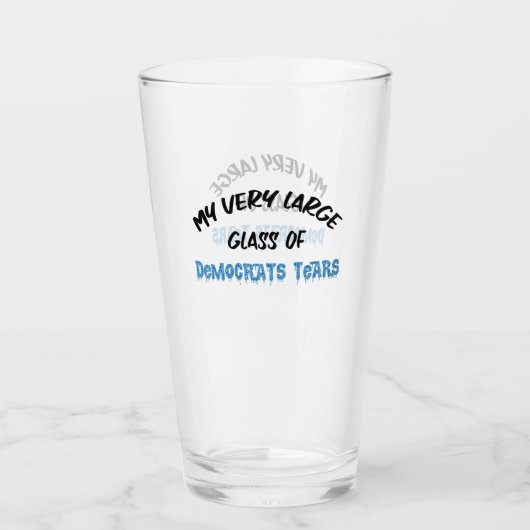 Verre Larmes des Démocrates (Devant)