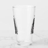 Verre L'astronaute de singe | ajoutent votre nom (Gauche)