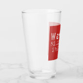 Verre Latitude et longitude de Varsovie (Droite)