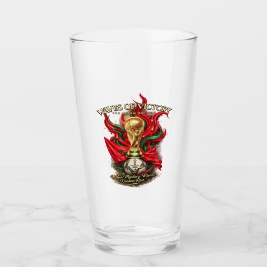 Verre L'atmosphère de la Coupe du Monde (Devant)