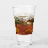 Verre L'Aube Extérieure Australienne L'Art Abstrait (Devant)