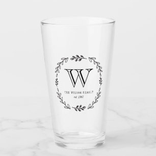 Verre Laurel Monogramme