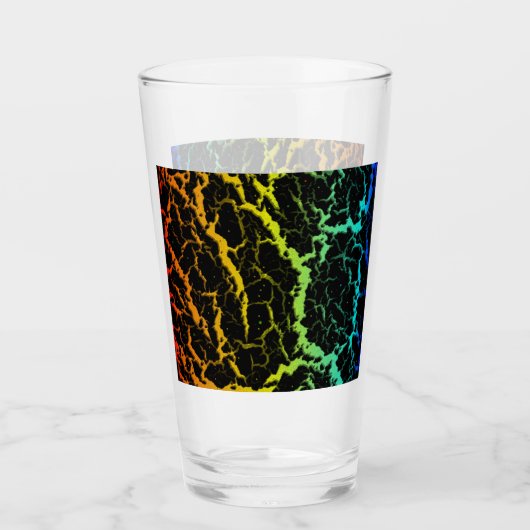 Verre Lave de l'espace fissuré - Chaleur ROYCB (Devant)