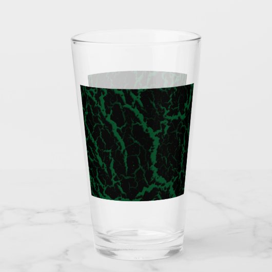 Verre Lave de l'espace fissuré - Forêt (Devant)