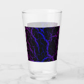 Verre Lave de l'espace fissuré - violet/bleu (Dos)