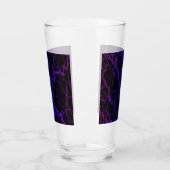 Verre Lave de l'espace fissuré - violet/bleu (Gauche)