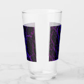 Verre Lave de l'espace fissuré - violet/bleu (Droite)