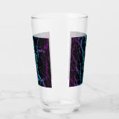 Verre Lave de l'espace fissuré - violet/cyan (Gauche)