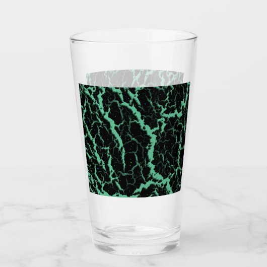 Verre Lave d'espace fissuré - Mention (Devant)