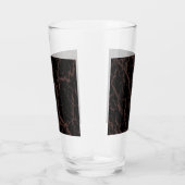 Verre Lave spatiale craquelée - Marron (Droite)