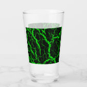 Verre Lave spatiale fissurée - Vert (Dos)