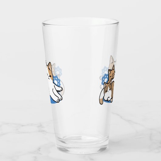 Verre Laze Furr Days - Cute Lazy Cats Design (Droite)