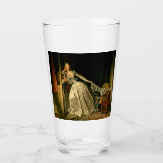 Verre Le Baiser volé Fragonard (Devant)