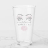 Verre Le blog Pink Kiss (Dos)