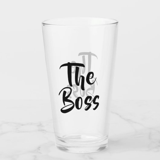 VERRE LE BOSS (Dos)