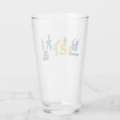 Verre Le Brésil 브 라 질 de la bière coréenne (Dos)