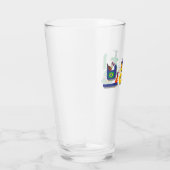 Verre Le Brésil 브 라 질 de la bière coréenne (Droite)