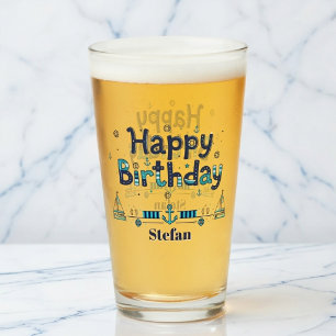 Verre Le "Capitaine de la fête" Chope personnalisée