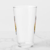 Verre Le chat hawaïen de Kitty | ajoutent votre nom (Droite)