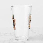 Verre Le chaton orange plein de malice (Gauche)