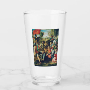 Verre Le Christ en route pour le Calvaire