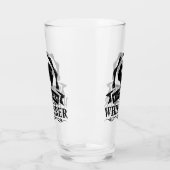 Verre Le Chuchoteur de Poulets Drôle (Gauche)