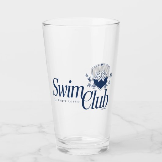 Verre Le Club de natation White Lotus (Devant)