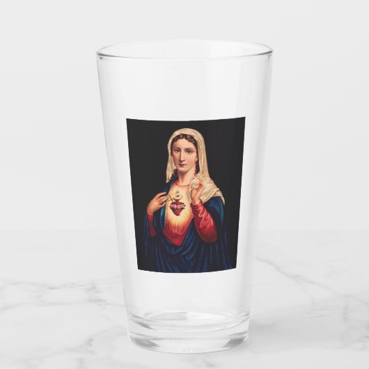 Verre Le Coeur Immaculé de Marie (Devant)