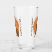 Verre Le cool rustique de cuir de Faux de coyote (Gauche)