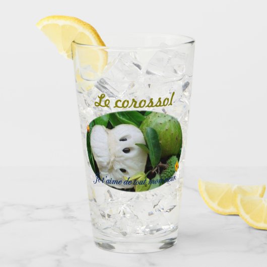Verre Le corossol (Devant glace)