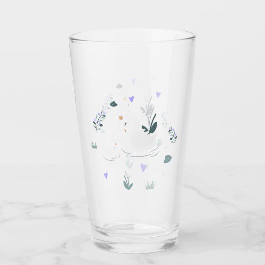 Verre Le Cygne Couronné (Devant)