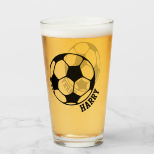 Verre Le football fait sur commande