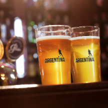 Le footballeur du drapeau argentin utilise point c