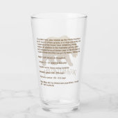 Verre Le grand grizzli (Dos)